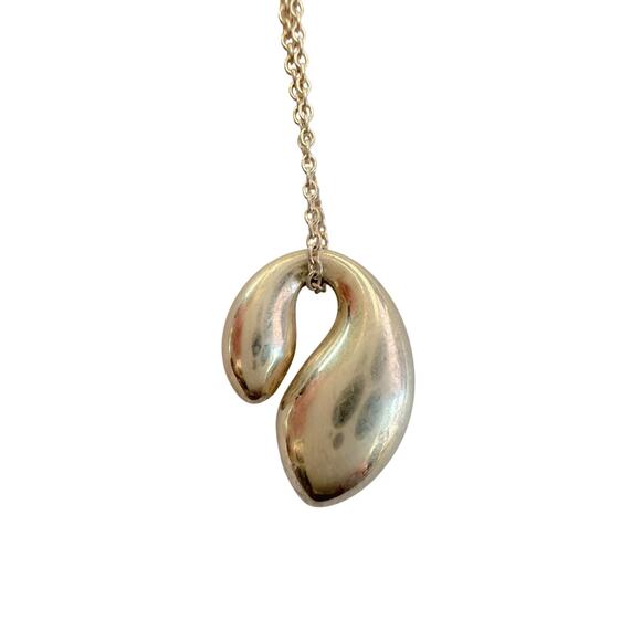 Tiffany & Co Elsa Peretti Double Teardrop Necklace - Picture 8 of 15